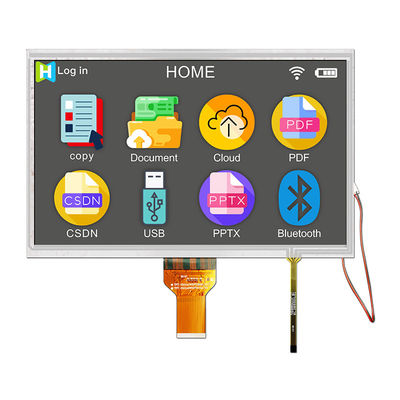 10,1-calowy wyświetlacz LCD LVDS IPS czytelny w świetle słonecznym z rezystancyjnym panelem dotykowym H101A9WSIFTKR40