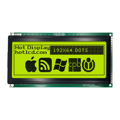 Wyświetlacz graficzny LCD 192X64 KS0108 z białym podświetleniem HTM19264B