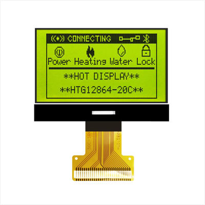Graficzny moduł LCD COG 128X64 ST7567 z białym podświetleniem bocznym HTG12864-20C