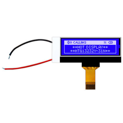 Przemysłowy moduł LCD 132x32 COG ST7567R Pozytywny transfleksyjny HTG13232Y