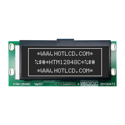 Matrycowy graficzny moduł LCD 128x48 z interfejsem SPI HTM12848C