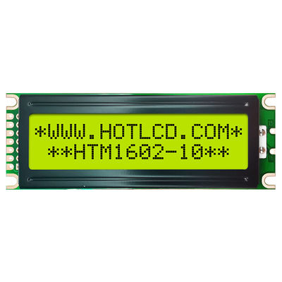 Uniwersalny wyświetlacz LCD 16x2, żółto-zielony moduł wyświetlacza LCM HTM1602-10