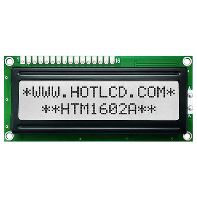 Moduł znakowy LCD 16x2 16PIN średni STN żółty zielony HTM1602A