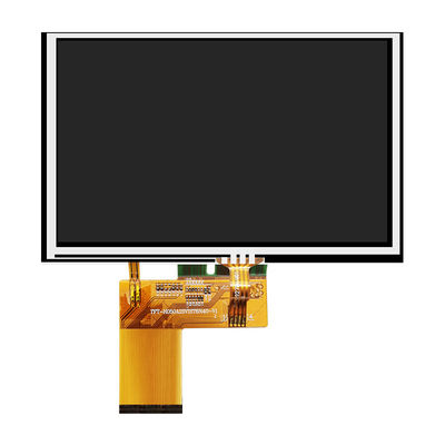 Rezystancyjny 5-calowy panel wyświetlacza TFT LCD IC 7262 800x480 punktów 40PIN TFT-H050A1SVIST4R40