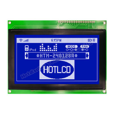 Przemysłowy graficzny wyświetlacz LCD 240x128, T6963C STN Wyświetlacz LCD MCU / 8bit