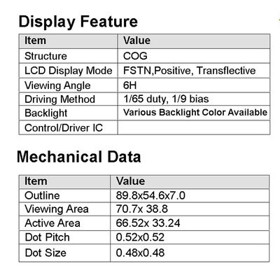 Wyświetlacz LCD COG 128X64, dodatni szary odblaskowy ekran LCD HTG12864K1-K
