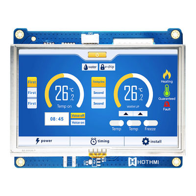 5.0 Cal 800x480 IPS Rezystancyjny wyświetlacz TFT LCD Szeroki zakres temperatur