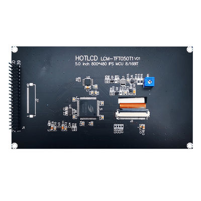 Rezystancyjny panel modułu TFT o przekątnej 5,0 cala 800x480 IPS z płytą kontrolera LCD