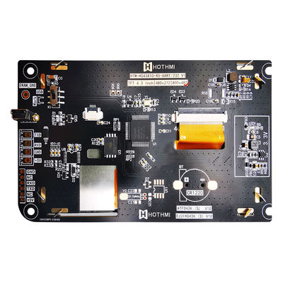 4,3-calowy rezystancyjny ekran dotykowy UART Wyświetlacz TFT LCD 800x480 Z PŁYTĄ KONTROLERA LCD